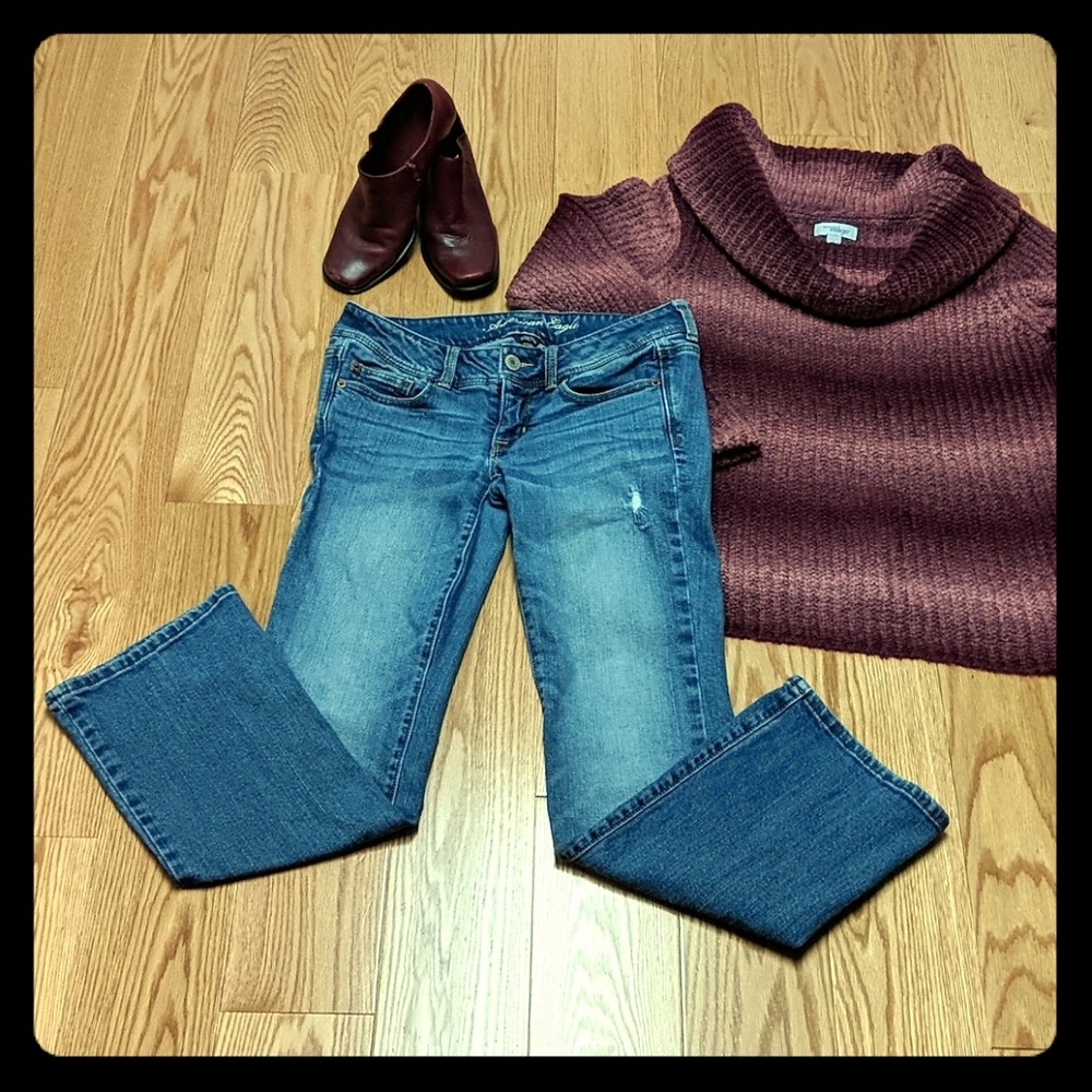 American Eagle slim bootcut jeans